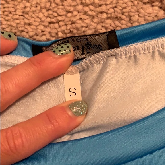 💙💛 Ombré Long Sleeved Top Size S 💛💙 - Picture 8 of 9